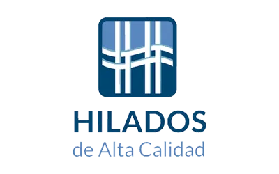 Logo de Hilados de Alta Calidad en la banda de alianzas y clientes de Neurya